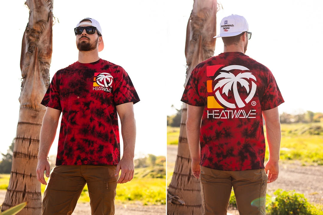 Heat Wave 4 Speed Stripe T-Shirt - Crystal Red 2 Heat Wave 4 Speed Stripe T-Shirt - Crystal Red - Image 2