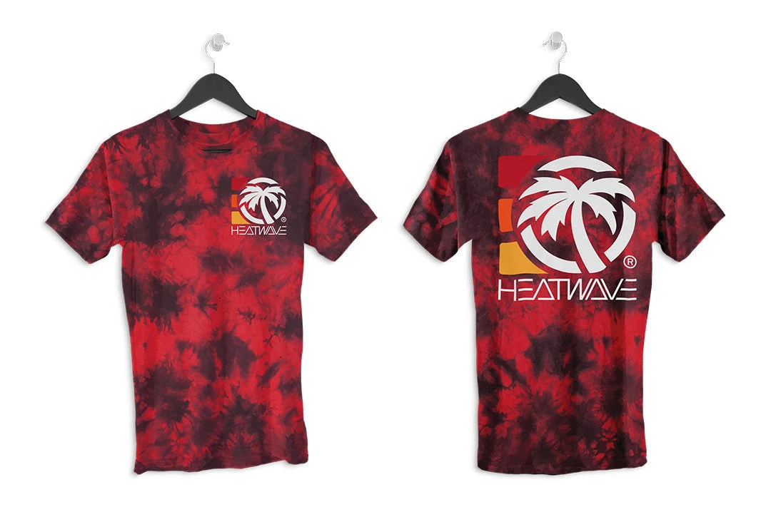 Heat Wave 4 Speed Stripe T-Shirt - Crystal Red 1 Heat Wave 4 Speed Stripe T-Shirt - Crystal Red