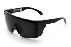 Lazer Face Sunglasses: Black Z87 25 Lazer Face Sunglasses: Black Z87 -Heat Wave Visual Black Black Angle Black