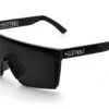 Lazer Face Sunglasses: Black Metal Customs