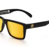 VISE Z87 Sunglasses Black Frame: Gold Lens