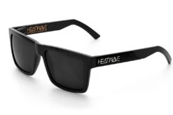 VISE Sunglasses: Black Metal Customs 6 VISE Sunglasses: Black Metal Customs -Heat Wave Visual Black Metal Black Black Angle