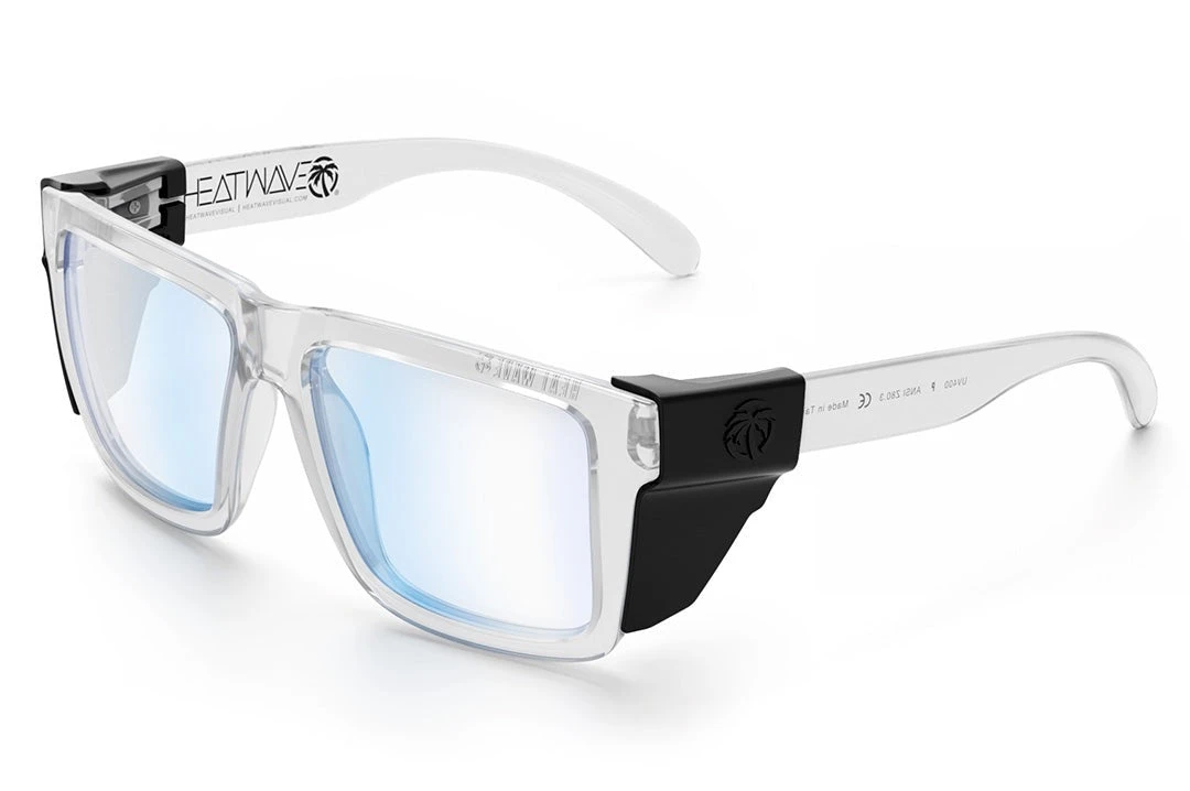 XL VISE Z87 Sunglasses Vapor Clear Frame: Blue Light Blocking 3 XL VISE Z87 Sunglasses Vapor Clear Frame: Blue Light Blocking - Image 3