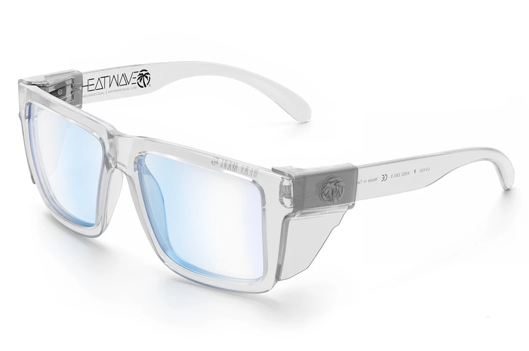XL VISE Z87 Sunglasses Vapor Clear Frame: Blue Light Blocking 5 XL VISE Z87 Sunglasses Vapor Clear Frame: Blue Light Blocking - Image 5