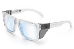 XL VISE Z87 Sunglasses Vapor Clear Frame: Blue Light Blocking 8 XL VISE Z87 Sunglasses Vapor Clear Frame: Blue Light Blocking -Heat Wave Visual Clear Blue Light Angle Smoke