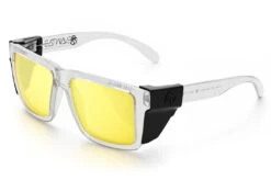 XL VISE Z87 Sunglasses Vapor Clear: 19 XL VISE Z87 Sunglasses Vapor Clear: -Heat Wave Visual Clear Hi Vis Yellow Angle Black b43ab38a 6e68 4e25 8dcb cf81a72664ad