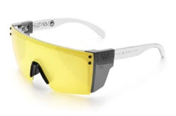 Lazer Face Glasses: HI-VIS YELLOW Z87 14 Lazer Face Glasses: HI-VIS YELLOW Z87 -Heat Wave Visual Clear Hi Vis Yellow Angle Smoke