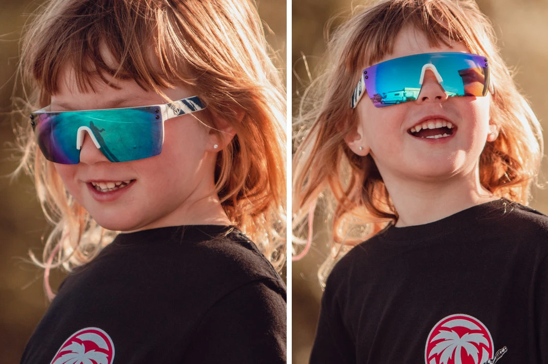 Kids Lazer Face Sunglasses: Fireblade RWB 3 Kids Lazer Face Sunglasses: Fireblade RWB - Image 3