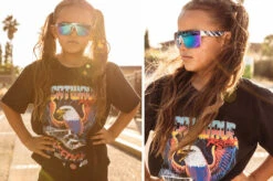 Kids Lazer Face Sunglasses: Fireblade RWB 8 Kids Lazer Face Sunglasses: Fireblade RWB -Heat Wave Visual FIREBLADERWB2