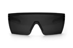 Performance XL Lazer Face Sunglasses: Black Z87+ -Heat Wave Visual LazerFace XL Perf Black Matte Black Front