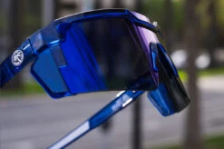 Future Tech Sunglasses: Neon Blue Frame Z87+ -Heat Wave Visual Neon Future Tech 1