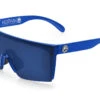 Lazer Face Sunglasses: Neon Blue Z87