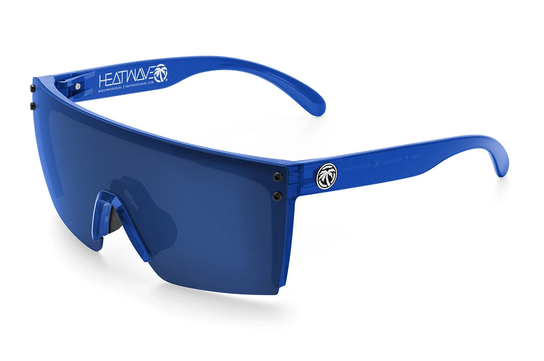 Lazer Face Sunglasses: Neon Blue Z87 1 Lazer Face Sunglasses: Neon Blue Z87