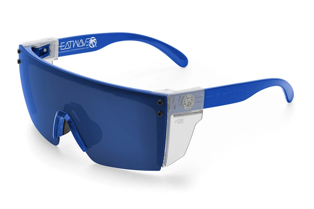 Lazer Face Sunglasses: Neon Blue Z87 7 Lazer Face Sunglasses: Neon Blue Z87 - Image 7