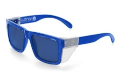 VISE Z87 Sunglasses Neon Blue Frame -Heat Wave Visual Neon Blue Clear a97627df 0243 46c3 a8a4 0369f2db7171