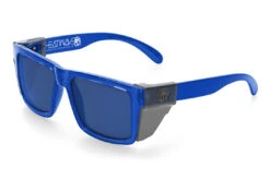 VISE Z87 Sunglasses Neon Blue Frame -Heat Wave Visual Neon Blue Smoke 9030d487 141d 48a8 9001 d2319dcf75be