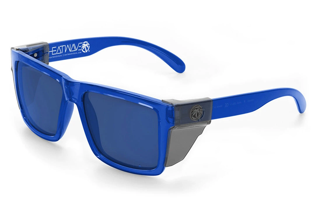 XL VISE Z87 Sunglasses Neon Blue Frame 5 XL VISE Z87 Sunglasses Neon Blue Frame - Image 5