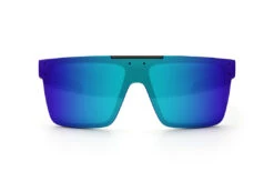 Performance Quatro Sunglasses: Galaxy Z87+ -Heat Wave Visual Quatro Perf Black Matte Galaxy Front