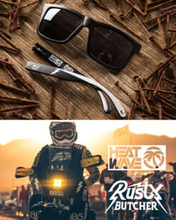 VISE Sunglasses: Rusty Butcher Customs 12 VISE Sunglasses: Rusty Butcher Customs -Heat Wave Visual RBredux