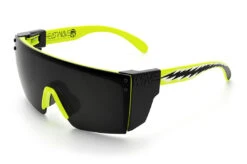 Lazer Face Sunglasses: Sparky Z87 -Heat Wave Visual Sparky Black Angle Black