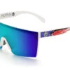 Lazer Face Sunglasses: White Frame Speed Eagle White Customs
