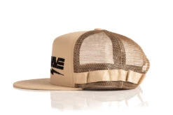 HWV Bolt Rip Stop Trucker Hat -Heat Wave Visual Tan hat 3