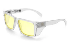 VISE Z87 Sunglasses Vapor Clear Frame: 16 VISE Z87 Sunglasses Vapor Clear Frame: -Heat Wave Visual Vise Clear HiVis Yellow Clear
