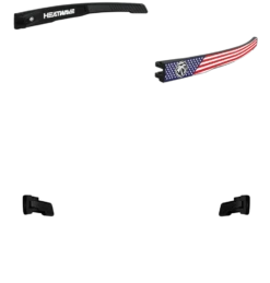 Custom Future Tech -Heat Wave Visual arm performance usa stars and stripes