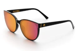 Carat Sunglasses: BLACK -Heat Wave Visual carat black render rose