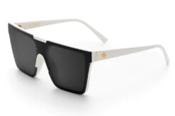 Clarity Sunglasses: White -Heat Wave Visual clarity white render BLACK