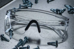 Lazer Face Glasses: CLEAR Z87 -Heat Wave Visual clears2