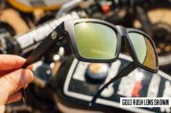 XL VISE Z87 Sunglasses Black Frame: Black Lens -Heat Wave Visual goldrush