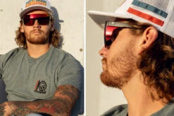 Performance Lazer Face Sunglasses: Red/Orange Z87+ 10 Performance Lazer Face Sunglasses: Red/Orange Z87+ -Heat Wave Visual lazer sunblast lifestyle