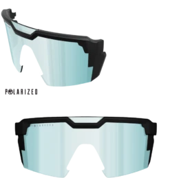 Custom Future Tech -Heat Wave Visual lens polarized arctic chome