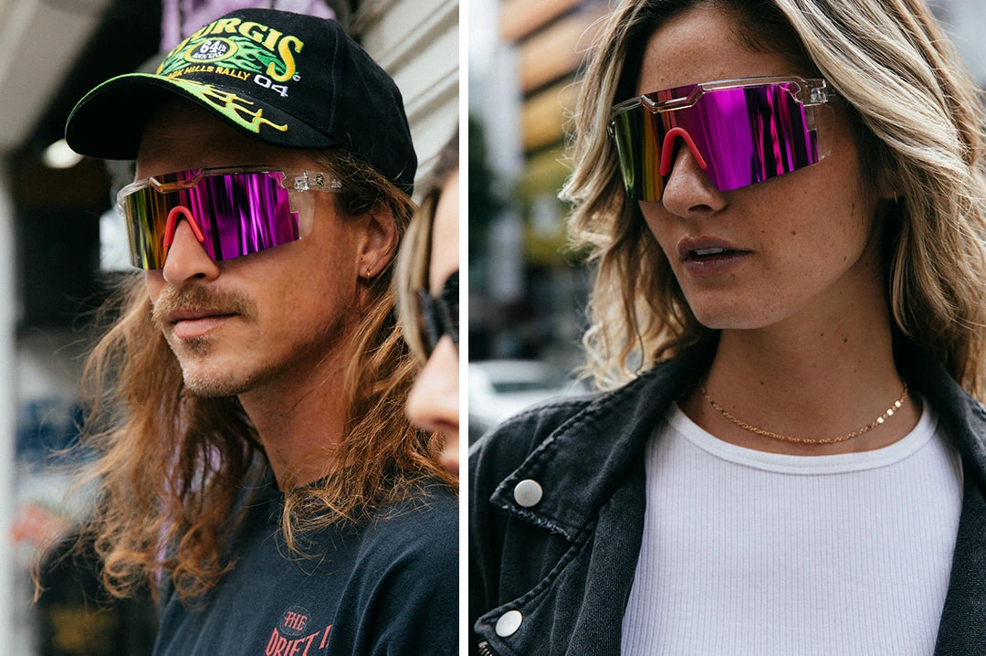 Future Tech Sunglasses: Vapor Clear Frame Spectrum Lens Z87+ 4 Future Tech Sunglasses: Vapor Clear Frame Spectrum Lens Z87+ - Image 4