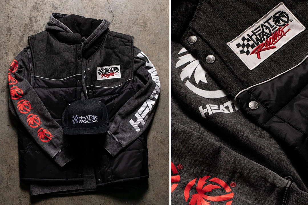 Heat Wave Cab Over Vest Black Denim (SIZE L ONLY) 2 Heat Wave Cab Over Vest Black Denim (SIZE L ONLY) - Image 2