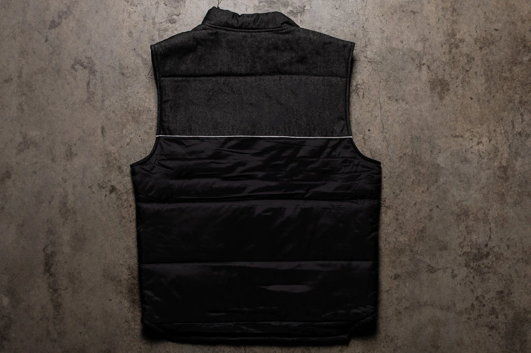 Heat Wave Cab Over Vest Black Denim (SIZE L ONLY) 6 Heat Wave Cab Over Vest Black Denim (SIZE L ONLY) - Image 6